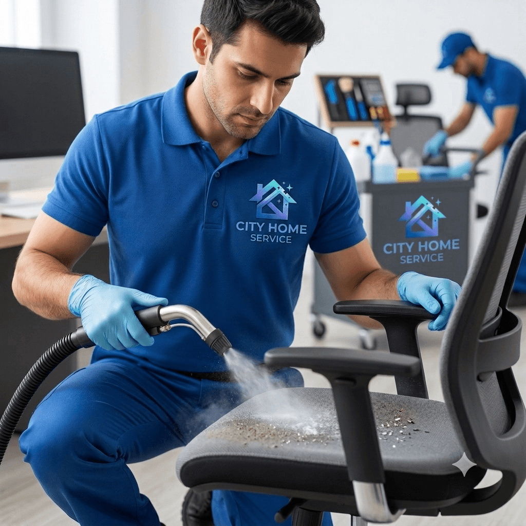 Office chair cleaning