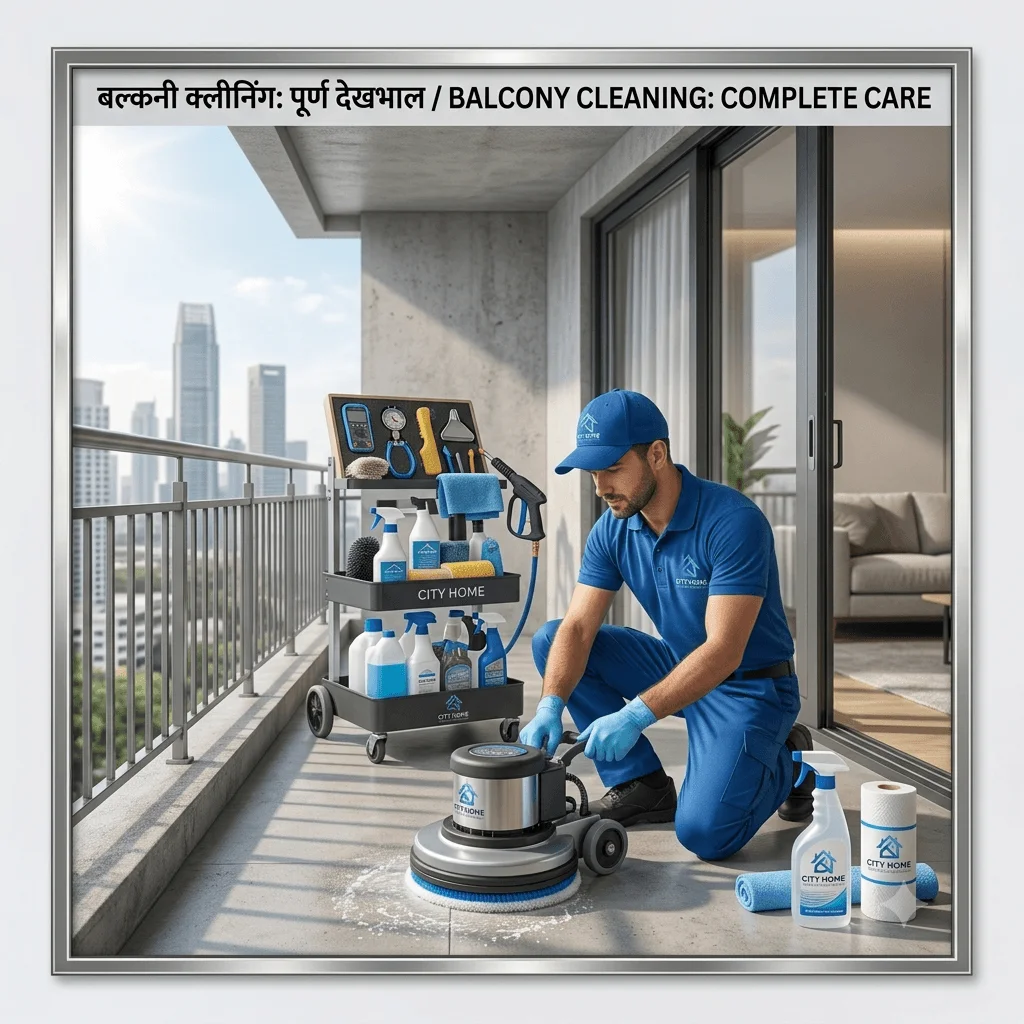 Balcony cleaning